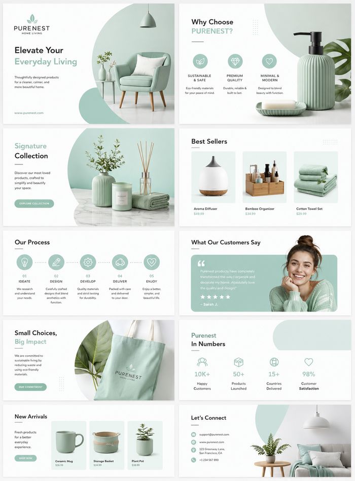 Purenest Home Living Moodboard
