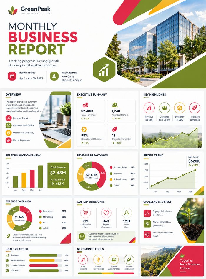 GreenPeak Business Report